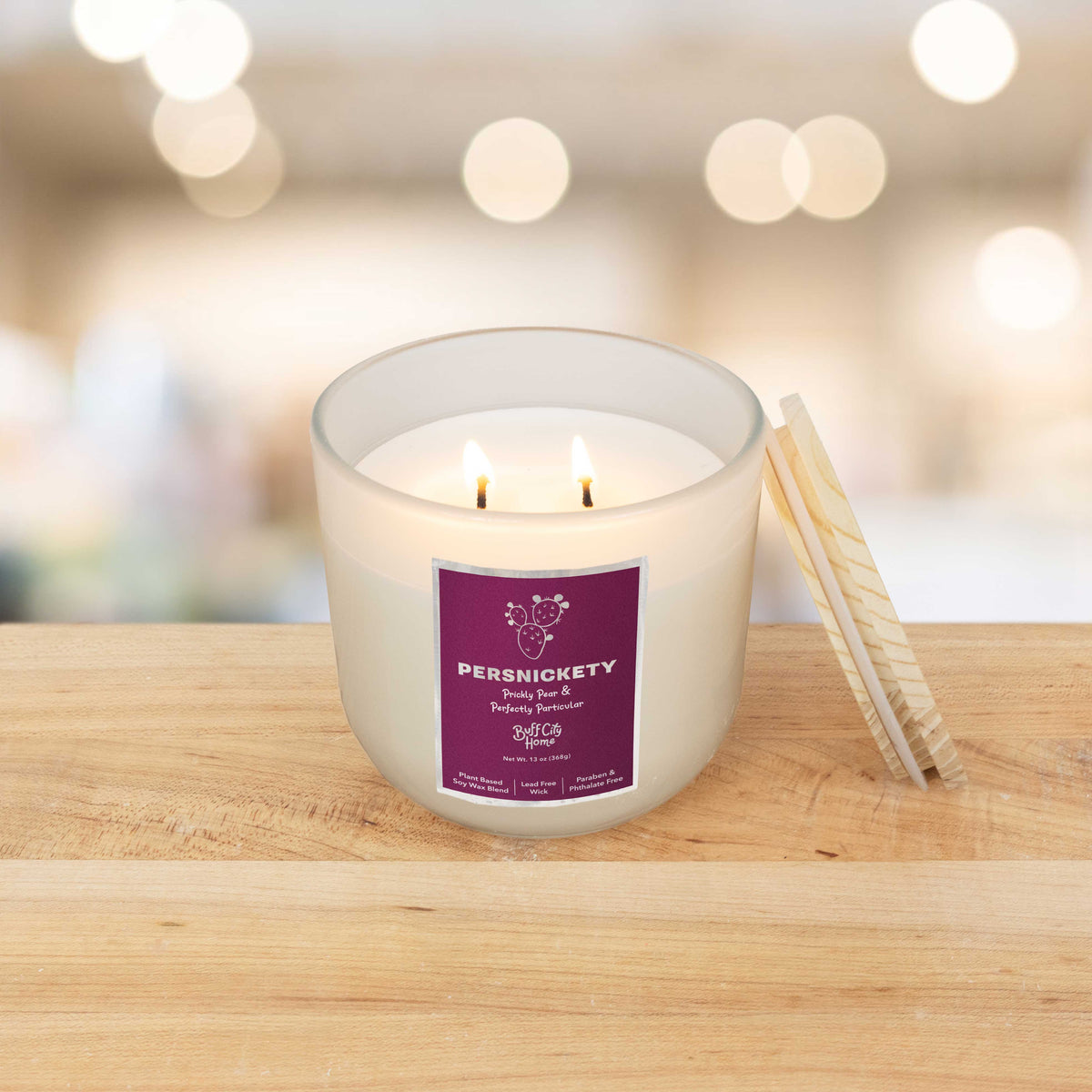 Persnickety 2-Wick Candle by Buff City Soap Supply, LLC