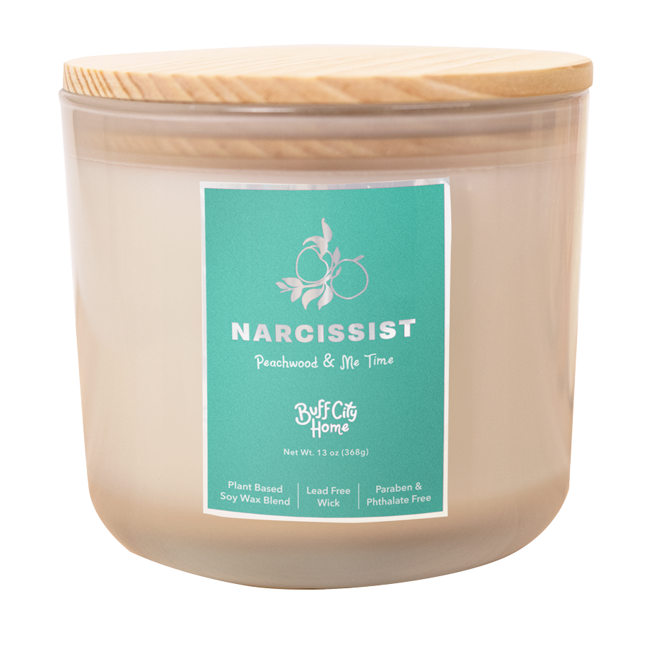 Narcissist 2-Wick Candle by Buff City Soap Supply, LLC