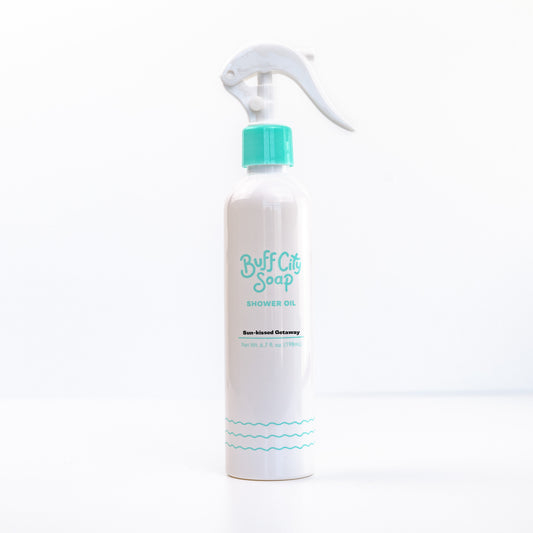 Sunkissed Getaway Shower Oil by Buff City Soap Supply, LLC