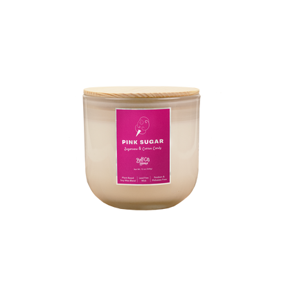 Pink Sugar 2-Wick Candle by Buff City Soap Supply, LLC