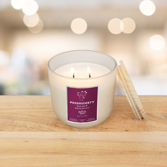 Persnickety 2-Wick Candle by Buff City Soap Supply, LLC