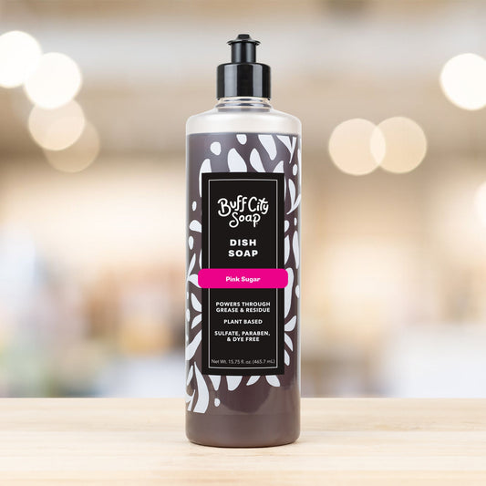 Pink Sugar Dish Soap by Buff City Soap Supply, LLC