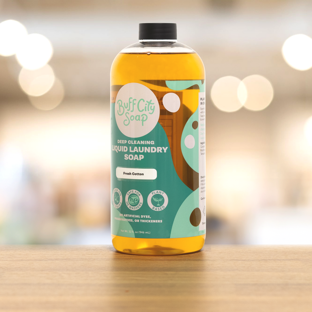 Fresh Cotton Liquid Laundry Soap by Buff City Soap Supply, LLC